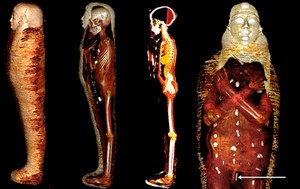 Co "złoty chłopiec" ukrywał przez 2300 lat? Naukowcy odpakowali słynną mumię!