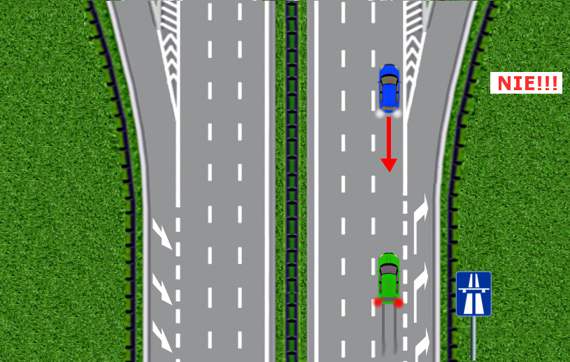 Cofanie na drogach szybkiego ruchu jest, z oczywistych względów, zabronione /INTERIA.PL