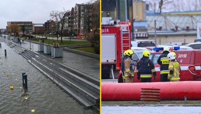 Cofka zagraża Elblągowi. Służby są w gotowości