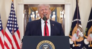 "Cofniemy ich do epoki kamienia". Trump wygłosił orędzie