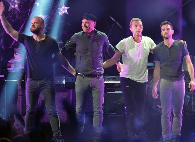 Coldplay na scenie - fot.  Ethan Miller /Getty Images