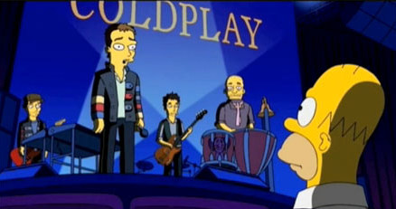 Coldplay w "Simpsonach" /