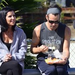 Colin Farrell je wegetariański lunch na ulicy