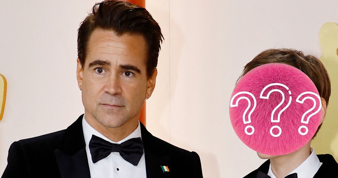 Colin Farrell z Henrym Tadeuszem na Oscarowej gali /Agencja FORUM