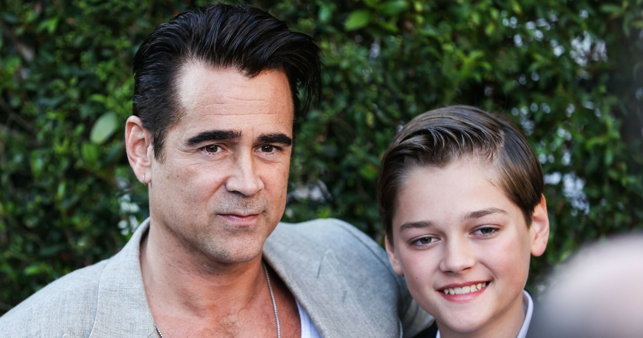 Colin Farrell z synem /Rex Features /East News