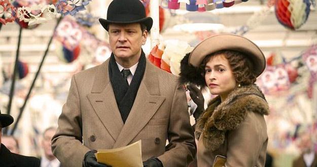 Colin Firth i Helena Bohnan Carter w filmie "Jak zostać królem" /materiały dystrybutora