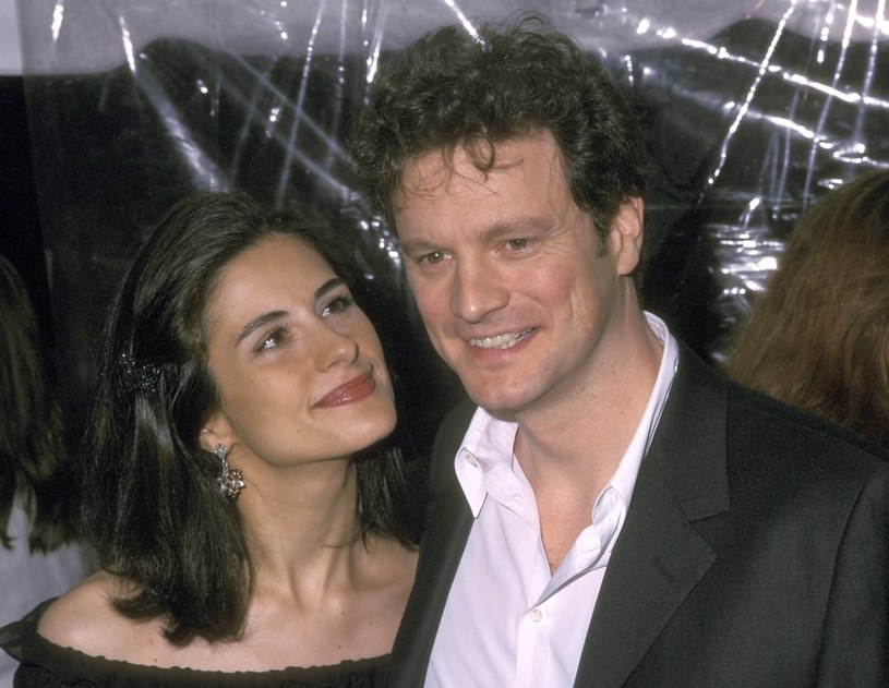 Colin Firth i Livia Giuggioli, 2002 r. / Ron Galella/Ron Galella Collection  /Getty Images