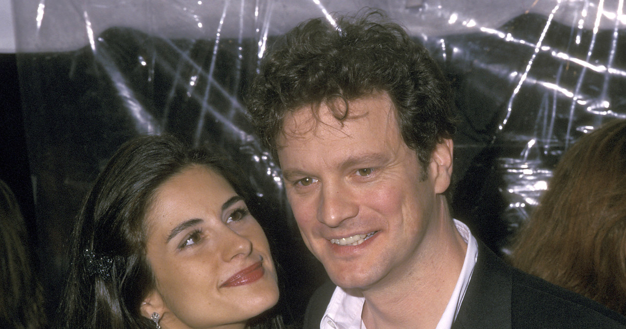 Colin Firth i Livia Giuggioli, 2002 r. / Ron Galella/Ron Galella Collection  /Getty Images