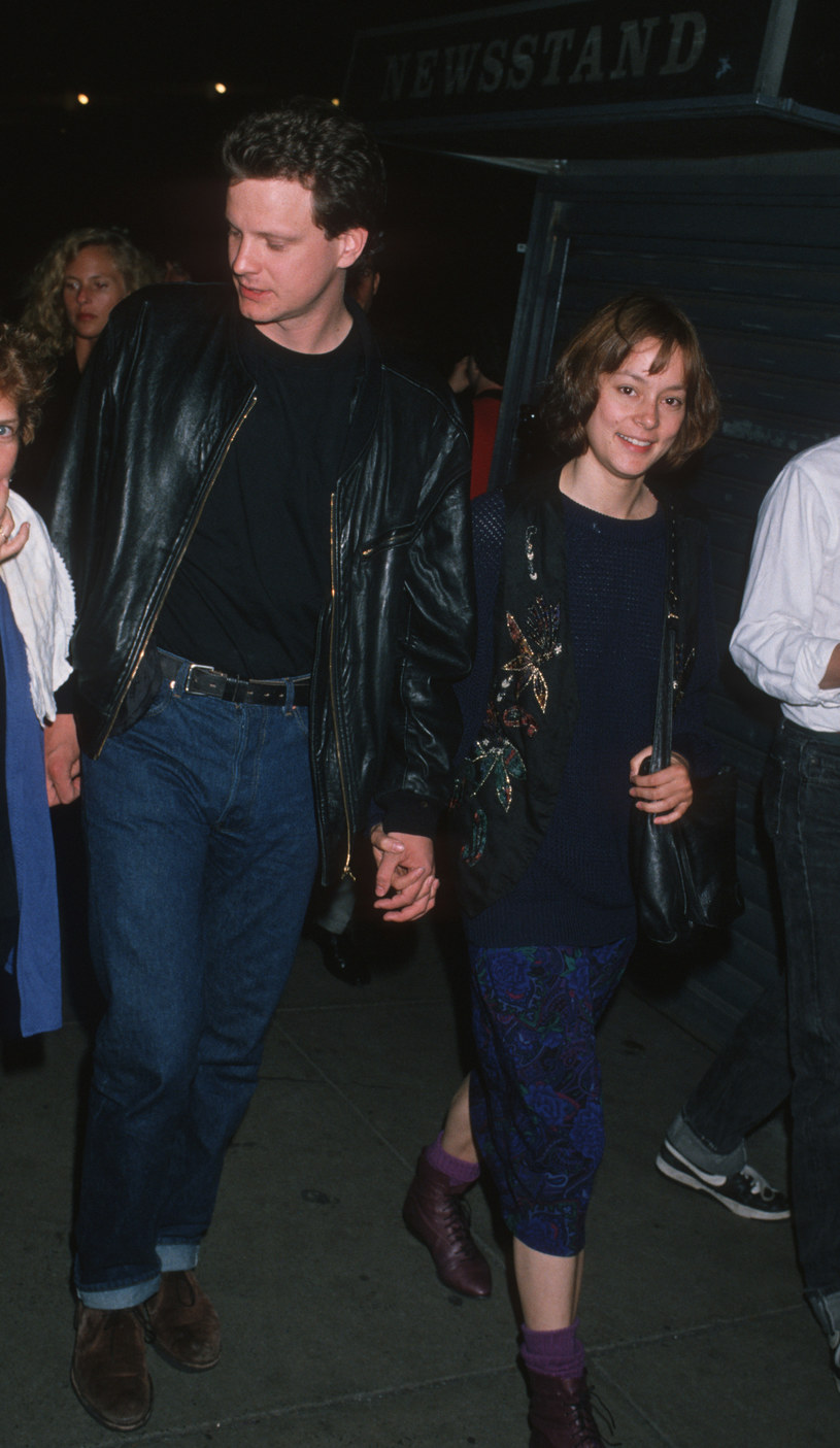 Colin Firth i Meg Tilly, 1989 r. / Ron Galella/Ron Galella Collection  /Getty Images