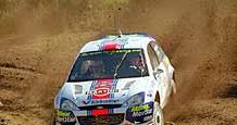 Colin McRae na trasie rajdu /INTERIA.PL