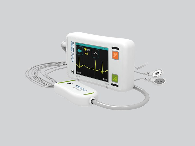 Comarch PMA   Nowoczesny cyfrowy rejestrator EKG, pozwalający na ciągłe wykonywanie  wielodniowych  badań /materiały prasowe