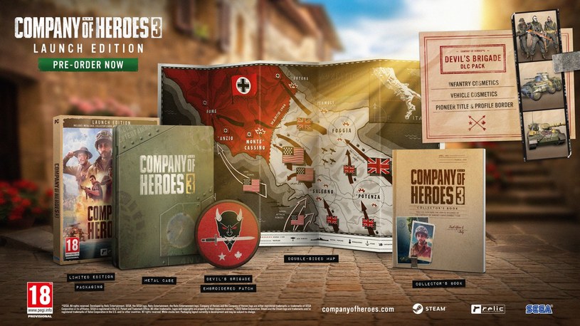 Company of Heroes 3 - Edycja Premierowa ze steelbookiem /materiały prasowe