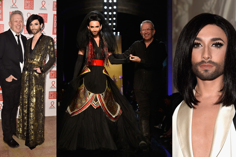 Conchita Wurst - elegancka kobieta... z brodą, fot. Pascal Le Segretain / Staff /Getty Images