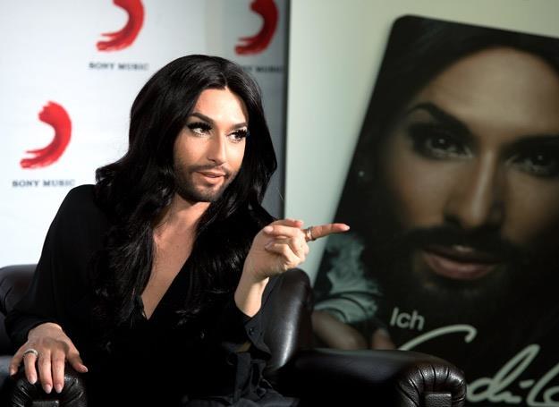 Conchita Wurst promuje swoją autobiografię w Berlinie /arch. AFP