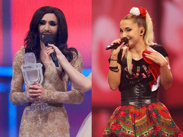 Conchita Wurst wygrała Eurowizję, a Cleo reprezentowała Polskę fot. Ragnar Singsaas /Getty Images