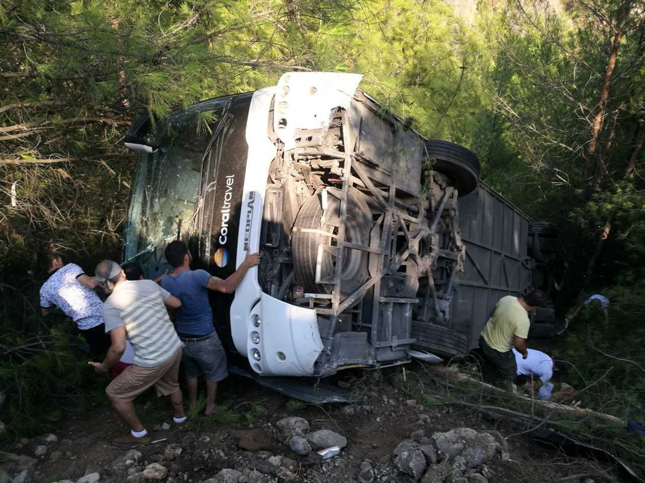 Coral Tavel o wypadku w Turcji: klienci nie deklarują chęci powrotu do Polski /ANADOLU AGENCY TURKEY  /PAP/EPA