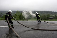 Coraz więcej strażackich interwencji po ulewnych deszczach