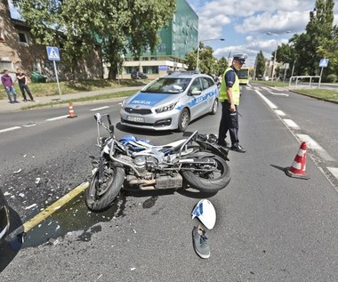 Coraz więcej wypadków z udziałem motocyklistów