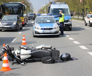 Coraz więcej wypadków z udziałem motocyklistów