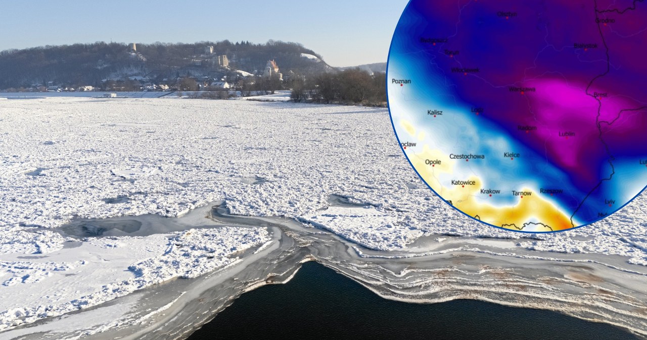 Coraz większy wpływ na pogodę w Polsce uzyskają niże. Do naszego kraju wrócą słabe opady śniegu i marznącego deszczu. Noc znów będzie bardzo mroźna /Jakub Orzechowski/Agencja Wyborcza.pl/WXCHARTS /