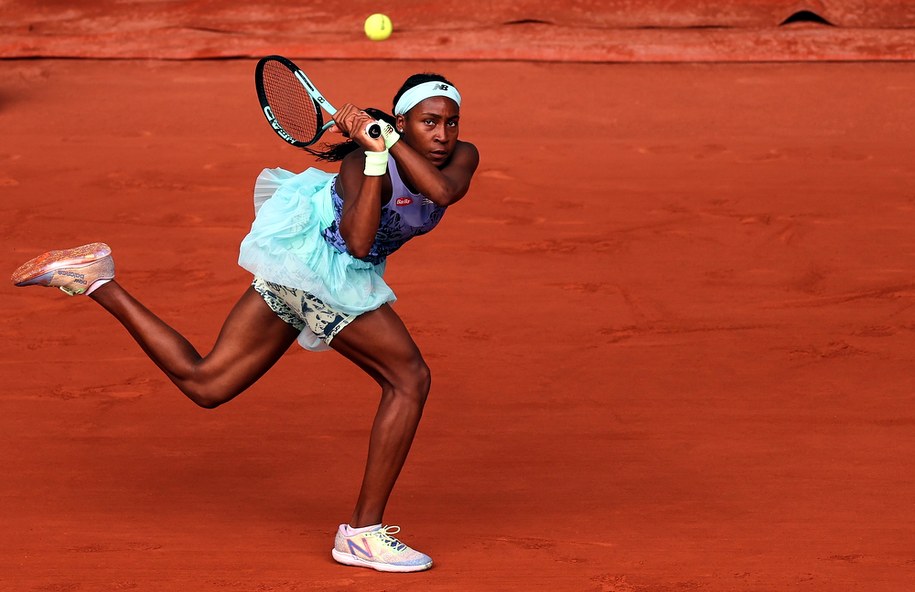 Cori Gauff podczas finału French Open /Martin Divisek /PAP/EPA