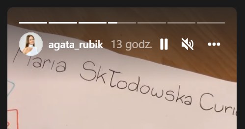 Córka Agaty Rubik musi uczyć się do północy /Instagram