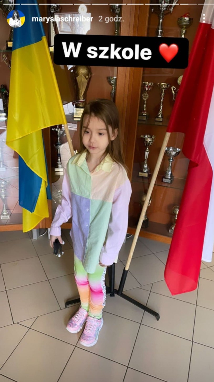 Córka Marianny Schreiber wyszła ze szpitala i wróciła do szkoły https://www.instagram.com/marysiaschreiber/ /Instagram