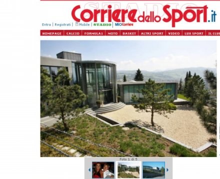 Corriere dello Sport dotarł do zdjęć nowej willi Raikkonena /Informacja prasowa