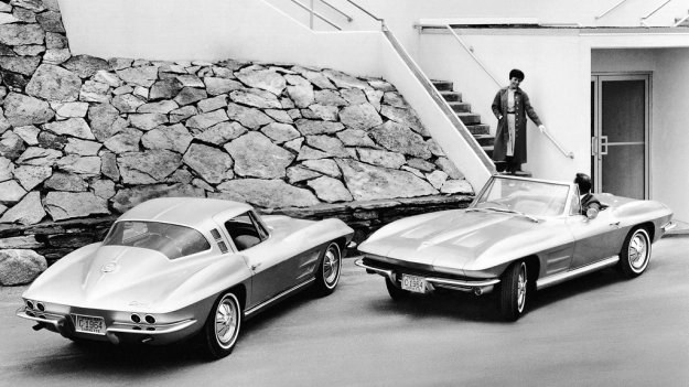 Corvette z rocznika 1964. Kształty nadwozia modelu dopracowano w tunelu aerodynamicznym. /Chevrolet