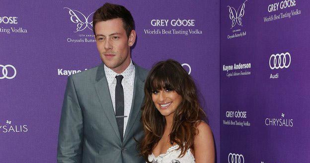 Cory Monteith i aktorka Lea Michele /AFP