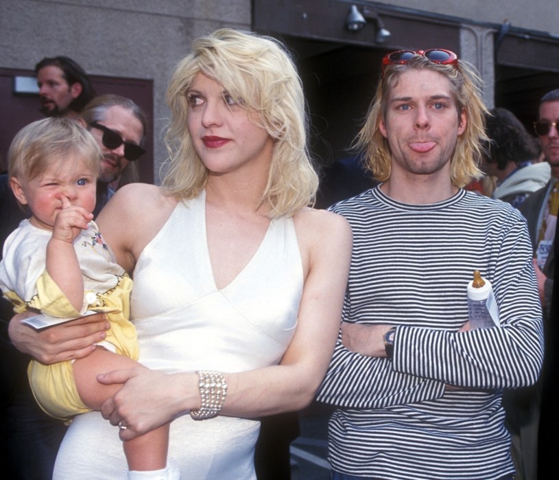 Courtney Love i Kurt Cobain /Getty Images /Getty Images
