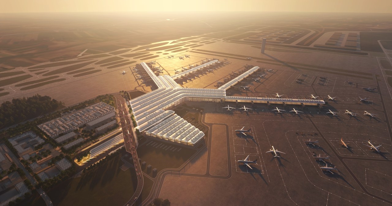 CPK łagodzi kryteria przetargu na terminal. Firmy nie rezygnują z protestu /Foster + Partners /materiały prasowe