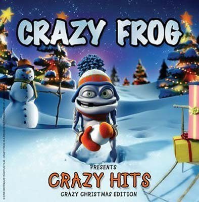 Crazy Frog na świątecznej wersji płyty "Crazy Hits" /