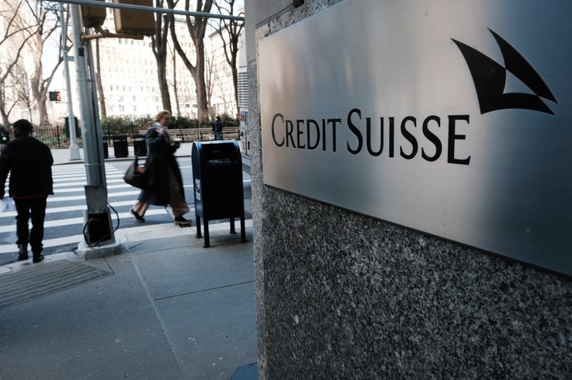 Credit Suisse ratuje się przed upadkiem (zdj. ilustracyjne) /Spencer Platt /AFP