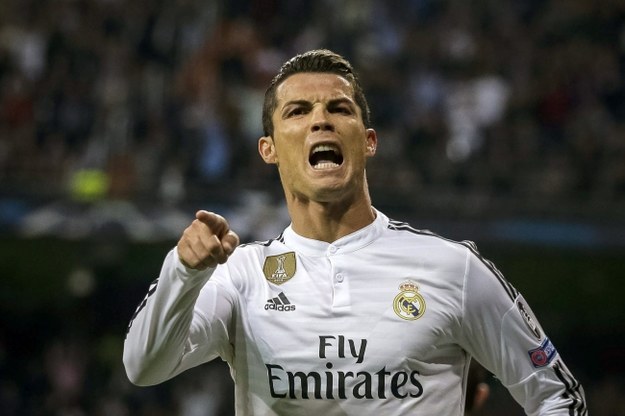 Cristiano Ronaldo cieszy się po strzelonym golu /PAP/EPA/EMILIO NARANJO /PAP/EPA