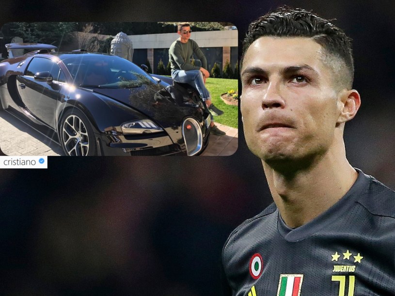 Cristiano Ronaldo i Bugatti Veyron na iG @cristiano/ /Gonzalo Arroyo Moreno/Getty Images /Getty Images