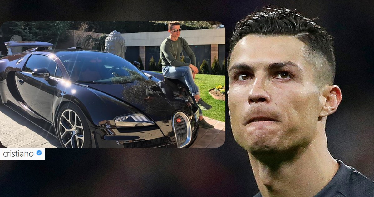 Cristiano Ronaldo i Bugatti Veyron na iG @cristiano/ /Gonzalo Arroyo Moreno/Getty Images /Getty Images