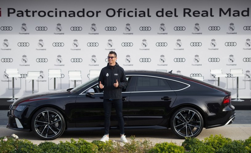 Cristiano Ronaldo i jego nowe Audi RS7 /Informacja prasowa