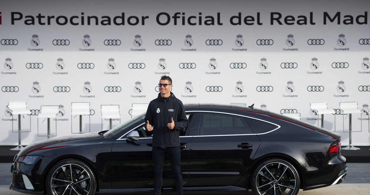 Cristiano Ronaldo i jego nowe Audi RS7 /Informacja prasowa