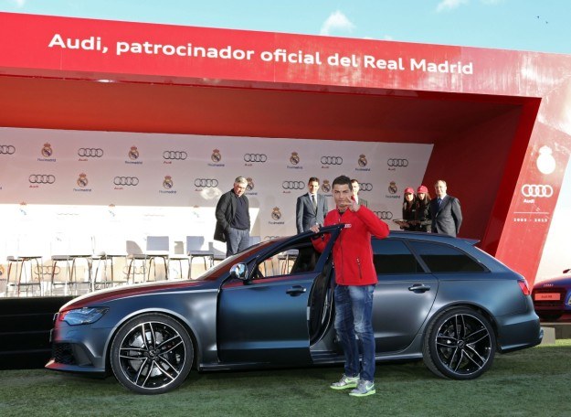 Cristiano Ronaldo i jego nowe RS 6 Avant /Audi