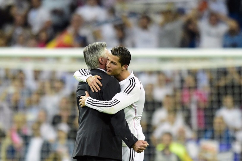 Cristiano Ronaldo nie chciał, aby Carlo Ancelotti odchodził /AFP