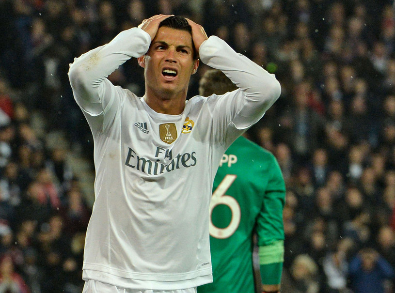 Cristiano Ronaldo podczas meczu PSG - Real /AFP
