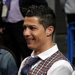 Cristiano Ronaldo z dziewczyną na meczu