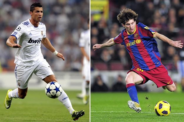 Cristiano Ronaldo (z lewej) i Lionel Messi. /AFP
