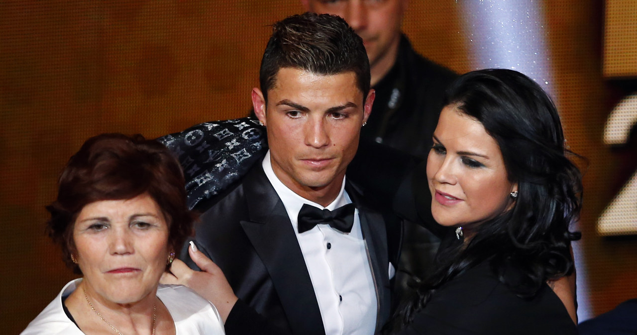 Cristiano Ronaldo z mamą Dolores Aveiro i siostrą Katią Aveiro /Agencja FORUM