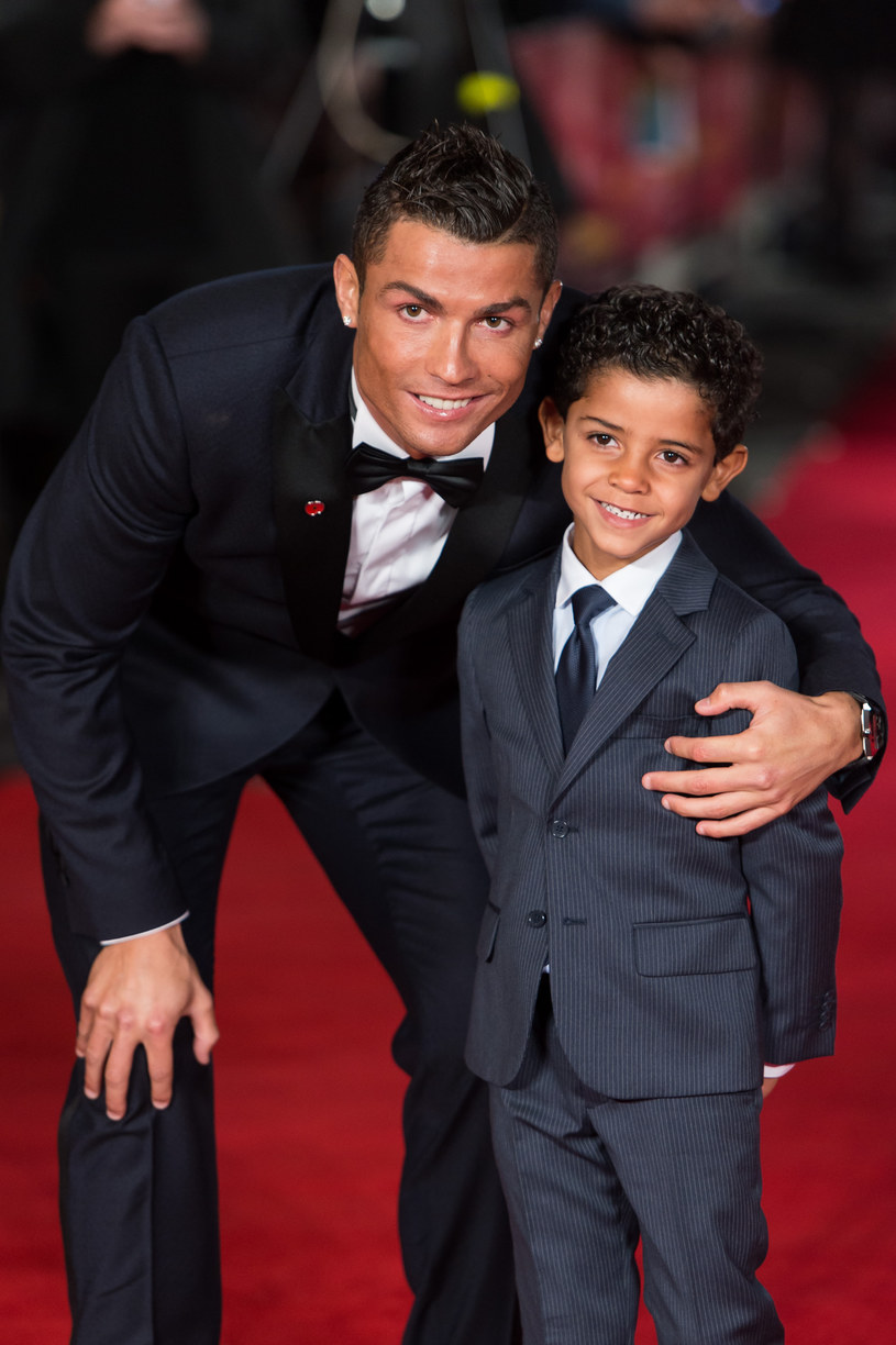 Cristiano Ronaldo z synem /Ian Gavan /Getty Images