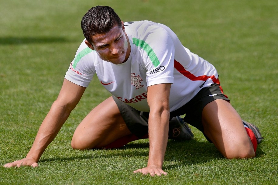 Cristiano Ronaldo /PAP/EPA/HUGO DELGADO  /PAP/EPA