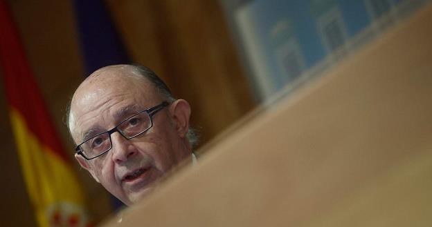 Cristobal Montoro, minister finansów Hiszpanii /AFP