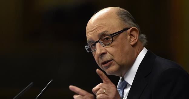 Cristobal Montoro, minister skarbu Hiszpanii /AFP