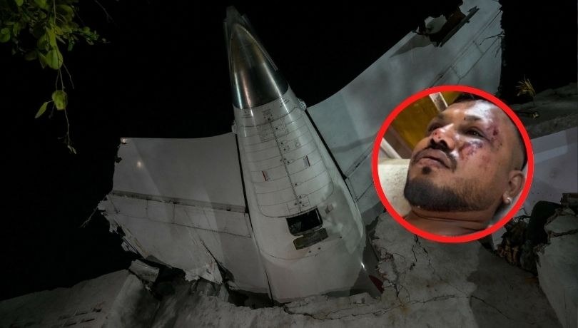 Cud w Ahmedabadzie. Vishwash Kumar Ramesh jedynym ocalałym z katastrofy Air India /Rex Features/East News/zrzut ekranu/X /East News
